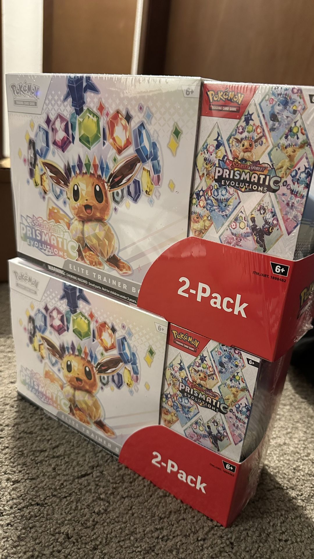 Pokémon Prismatic Evolutions Costco 2-Packs