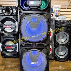 12" Bluetooth Speaker ❗️ Karaoke ❗️Nuevas - Heavy Bass❗️
