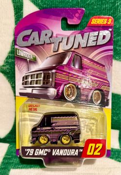 Car Tuned Series 3 Walgreens Exclusive Red Tab CarTuned '79 GMC Vandura Diecast