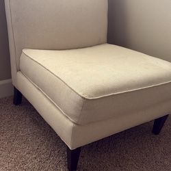 Armless accent sofa chairs