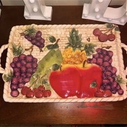 Ceramic Fruit Tray