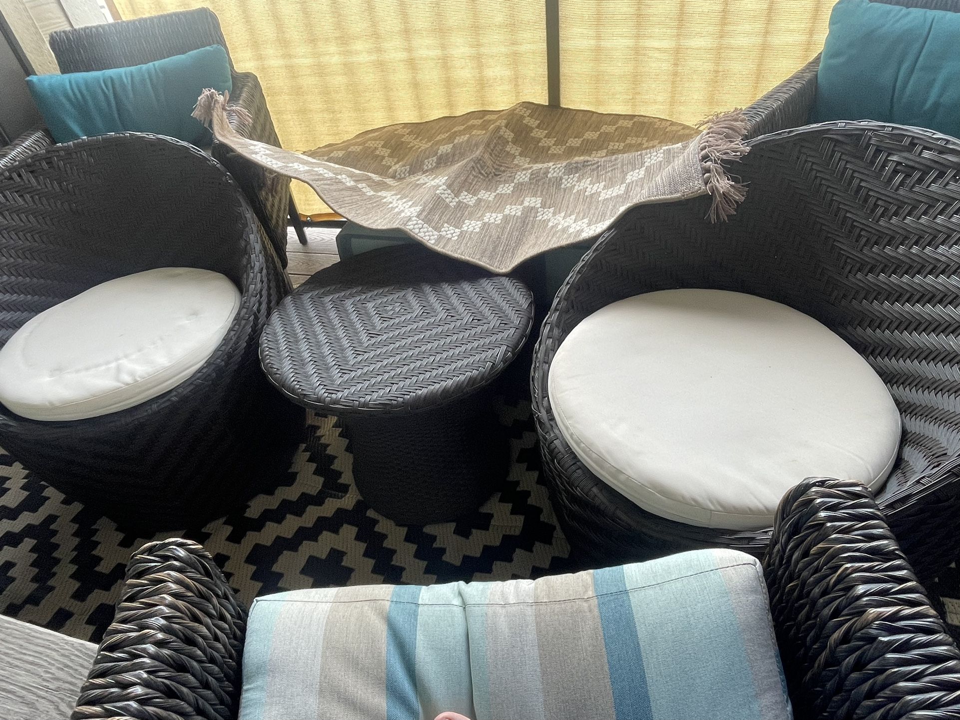 Wicker Patio Furniture Set