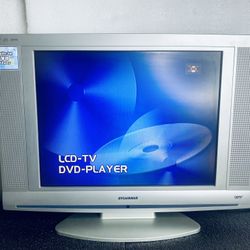 Sylvania 20” LCD TV/DVD Combination LD200SL8 With Remote, AV, Component AV, S Video