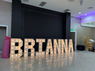 Wooden Marquee Letters
