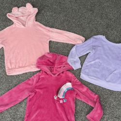 Little Girl Size 8 Fleece Hoodie Bundle 