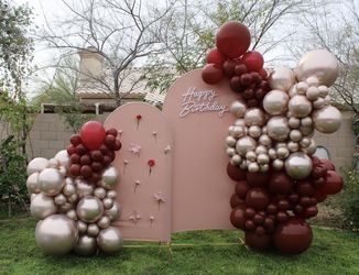 Balloon Garland Backdrop 