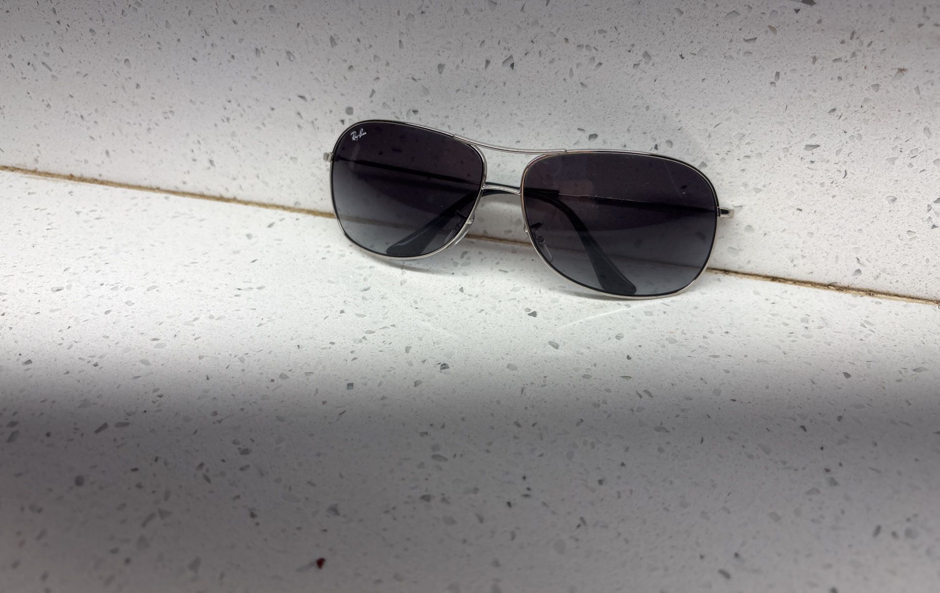 Rayban Sunglasses Silver/dk Gray