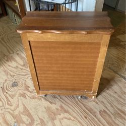 Vintage Wooden Laundry Hamper