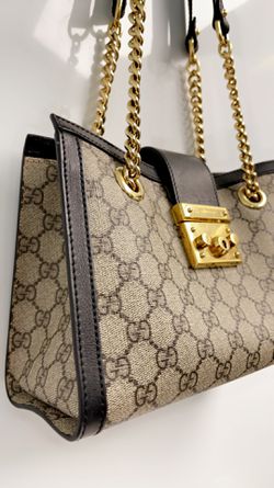 Gucci, Bags, New Gucci Padlock Small Gg Shoulder Bag White Tote