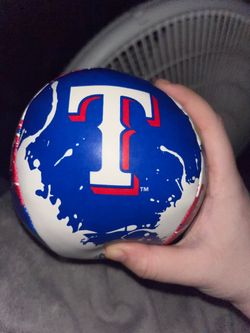 Texas Rangers Rawlings Softee Baseball 4in Rangers Captain Mascot New Kids