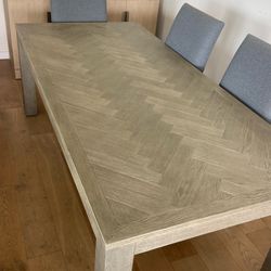 Dining room table restoration hardware