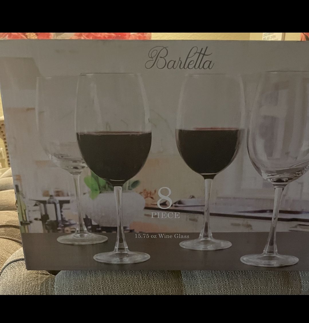 Copas de vino $12   8 Pzs