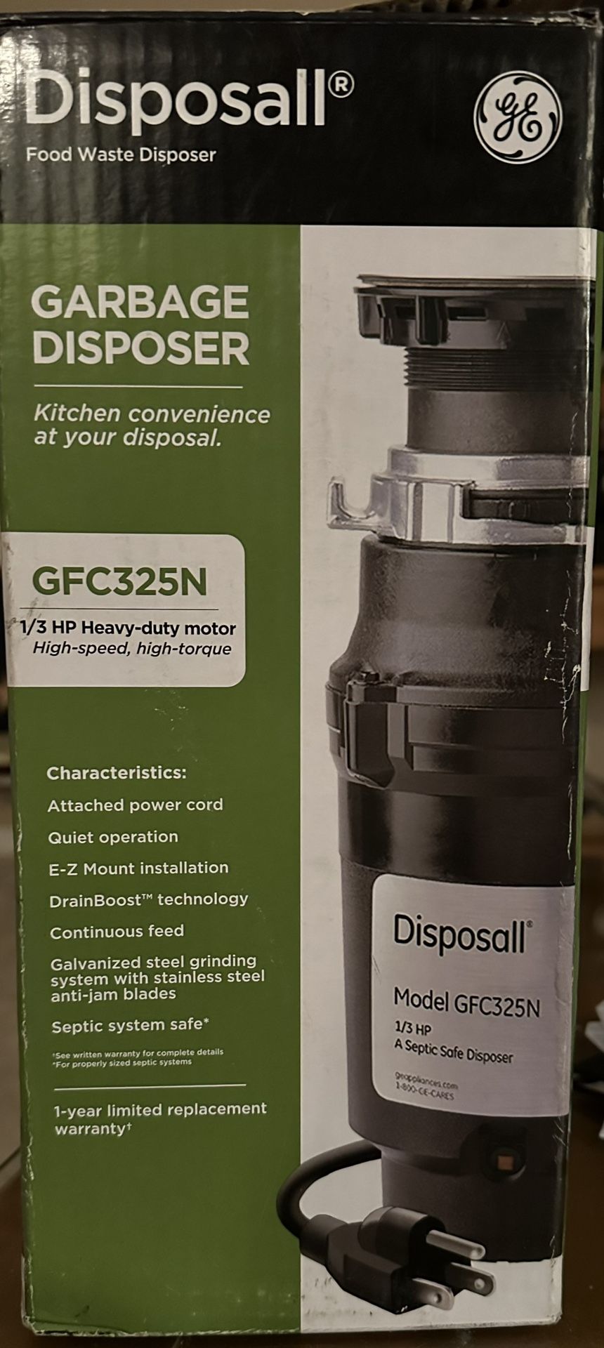 GE Garbage Disposal 