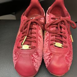 Nike Classic Cortez SE Velvet Red Crush- Womens 7.5 