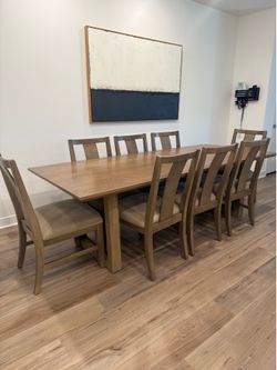 9 Piece Dining Table and Chairs Set