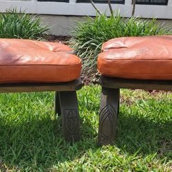 CAMEL SADDLE FOOT STOOLS