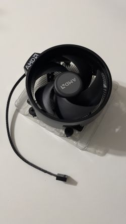 AMD Wraith Stealth Socket AM4 4-Pin Connector CPU Cooler with Aluminum Heatsink & 3.93-Inch Fan (Slim)