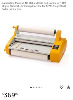 Laminating Machine 18" Hot and Cold Roll Laminator