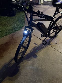New 36V Electric Bike - 40 Mile Range, Shimano 28-Speed, Front Suspension, LCD Display