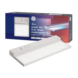 GE Cync Reveal Smart LED Under Cabinet Light Fixture, Color Changing Kitchen Light, 12”