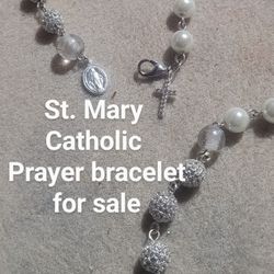 ST. Mary Catholic Prayer Bracelet For Sale 