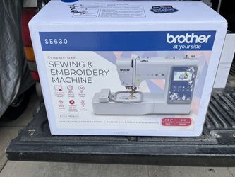 Brother SE63Sewing and Embroidery Machine with Sew Smart LCD for