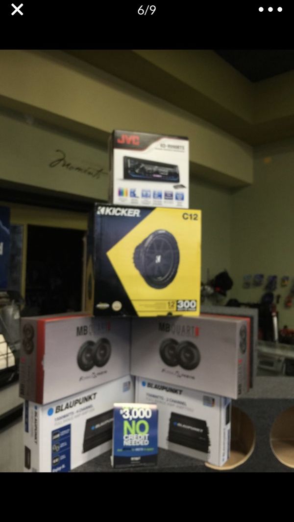 Car audio super blown out complete system kicker 12