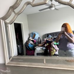Mirror with dresser
