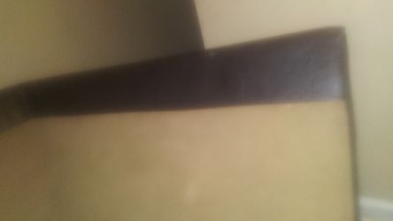 Sectional leather sofa and ottoman good condition moving n need gone