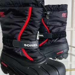 Sorel  YOUTH FLURRY Snow Boots Size 4