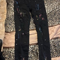 Copper rivet jeans