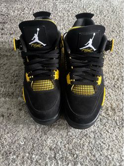 🐝Jordan 4 Yellow Thunder⚡️🖤