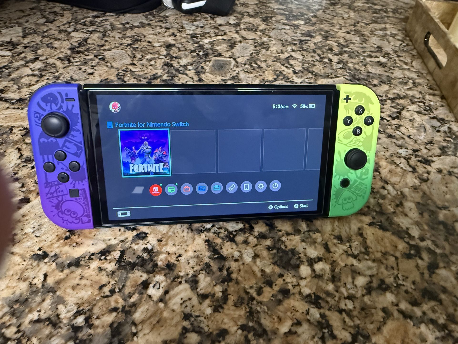 Switch Oled Splatoon Edition