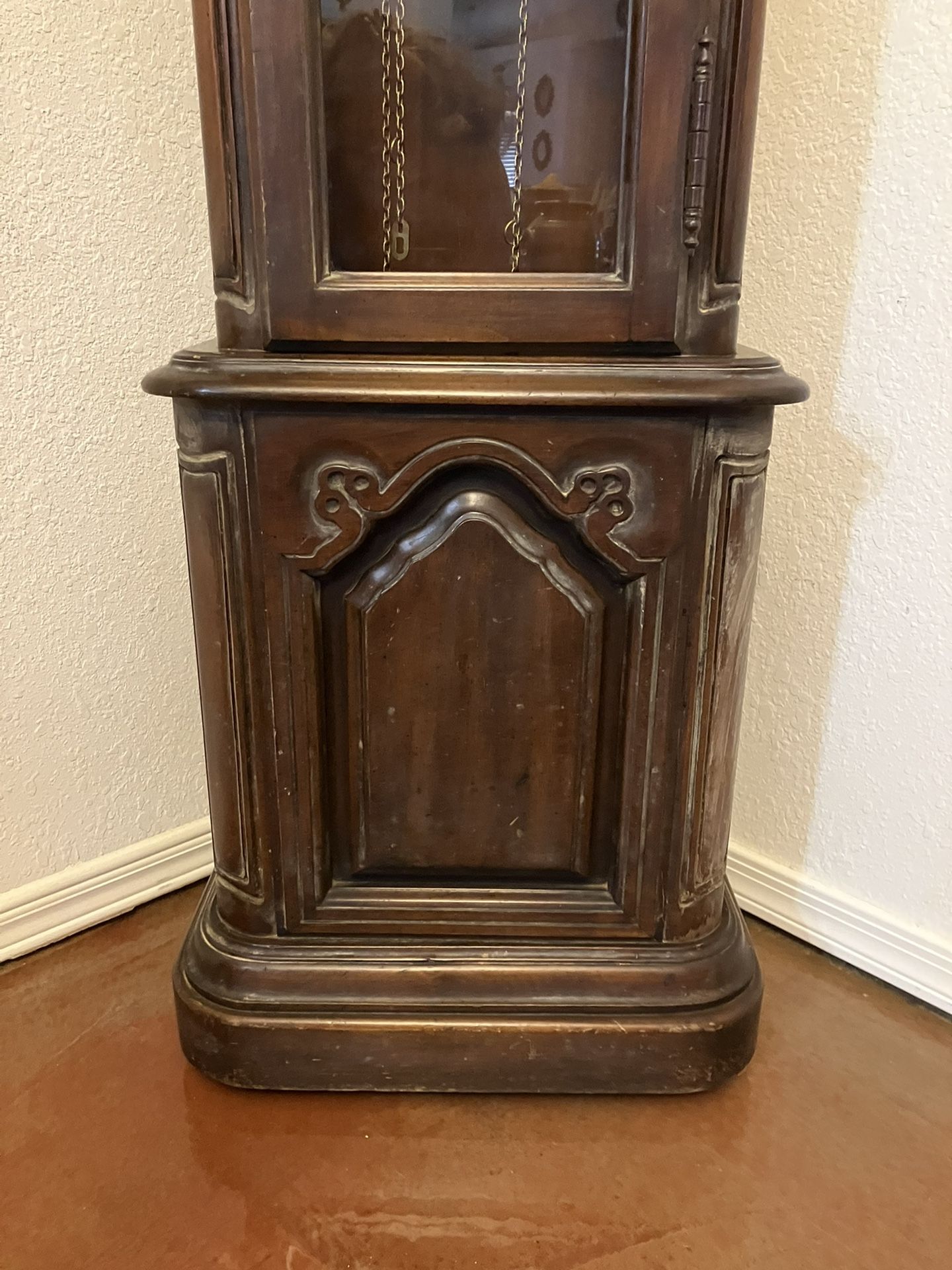 VINTAGE TEMPUS FUGIT GRANDFATER CLOCK