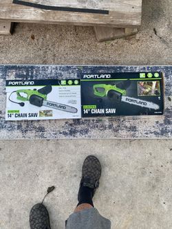 1 Chainsaw 1 Drill