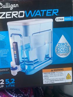 Zero water filtration