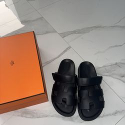 Hermes Black Sandals 