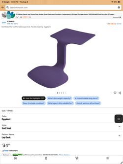 ECR4Kids The Surf Portable Lap Desk