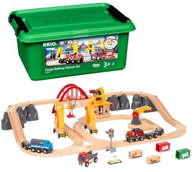 BRIO World Cargo Railway Deluxe- 54pcs-33097