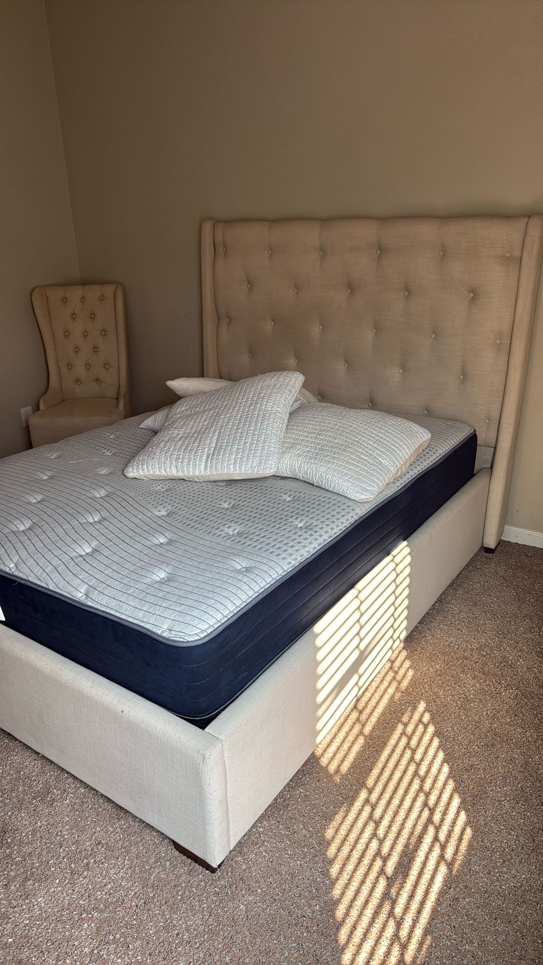 Bed And Bedside Chair