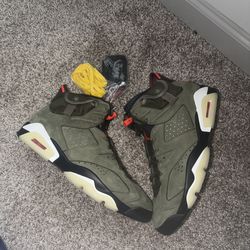 Air Jordan 6 Travis Scott Olive