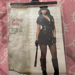 Adult Cop Costume Size Small