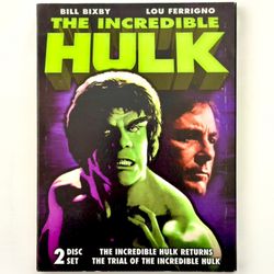 The Incredible Hulk Returns The Trial Of The Incredible Hulk 2 Movie DVD Thor Daredevil Lou Ferrigno Bill Bixby 