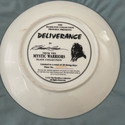 Ceramic plate Native American