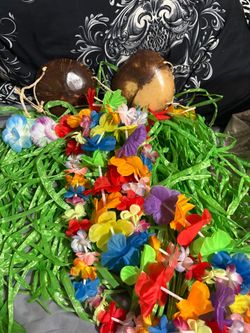 Hawaiian Luau Party Costume Set