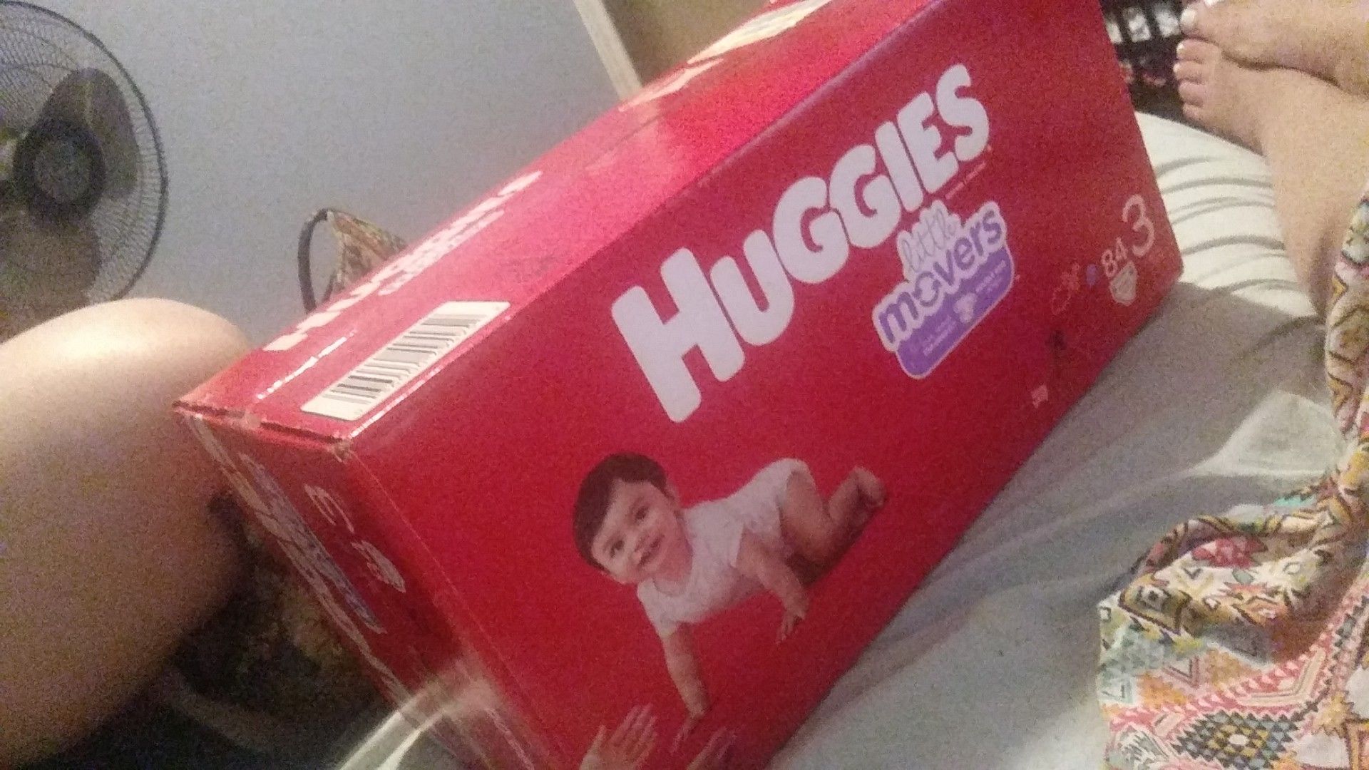 Huggies little movers size 3 brand new in the box