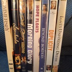 Lot Of 8 DVDs,  Drama, Etc. $39.95, OBO. 