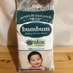 bumbum Luxury Skincare Disposable Diapers - Size 3 - 6ct Brand New $3 Meet Up In Irving @dfwgoods 