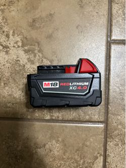 M18 18-Volt 4.0 Ah Lithium-Ion XC Extended Capacity Battery Pack