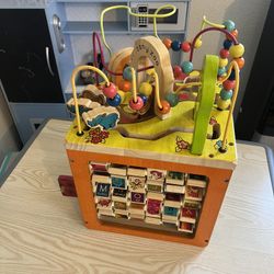 B Toys Wooden Activity Cube